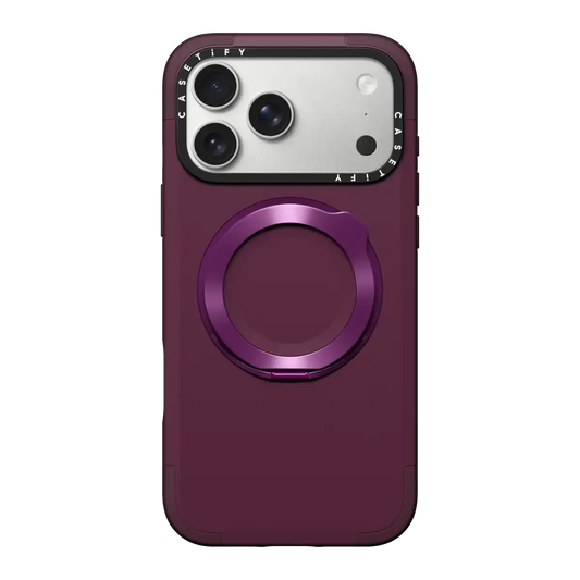 iPhone 17 Pro Max - Force Ring Stand Case - Mulberry