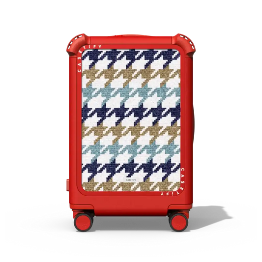 Houndstooth Fabric - Sky, Sea, Earth