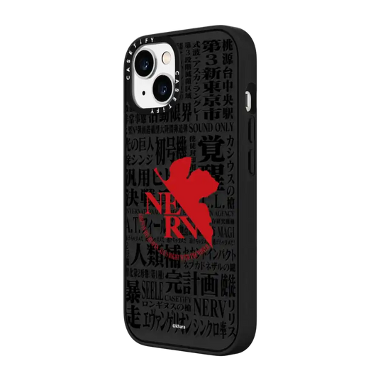 Evangelion Custom Logo Phone Case - Typography - NERV