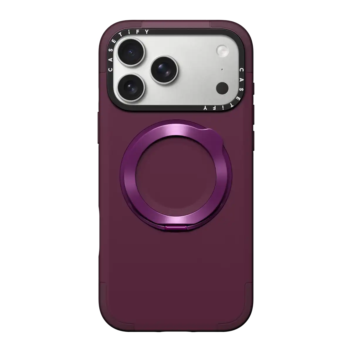 iPhone 17 Pro Max - Force Ring Stand Case - Mulberry