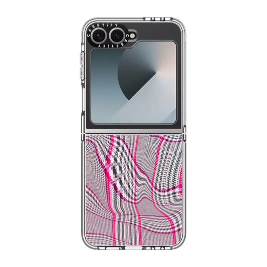 Distorted Plaid - Pink