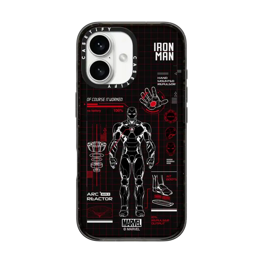 Iron Man Blue Print Tech Case - Red