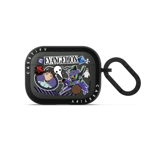 Evangelion Sticker Earbuds Case