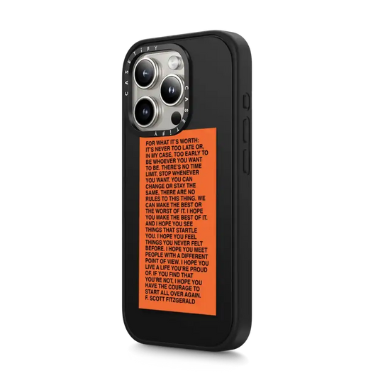 For What It's Worth Phone Case by Quotes by Christie